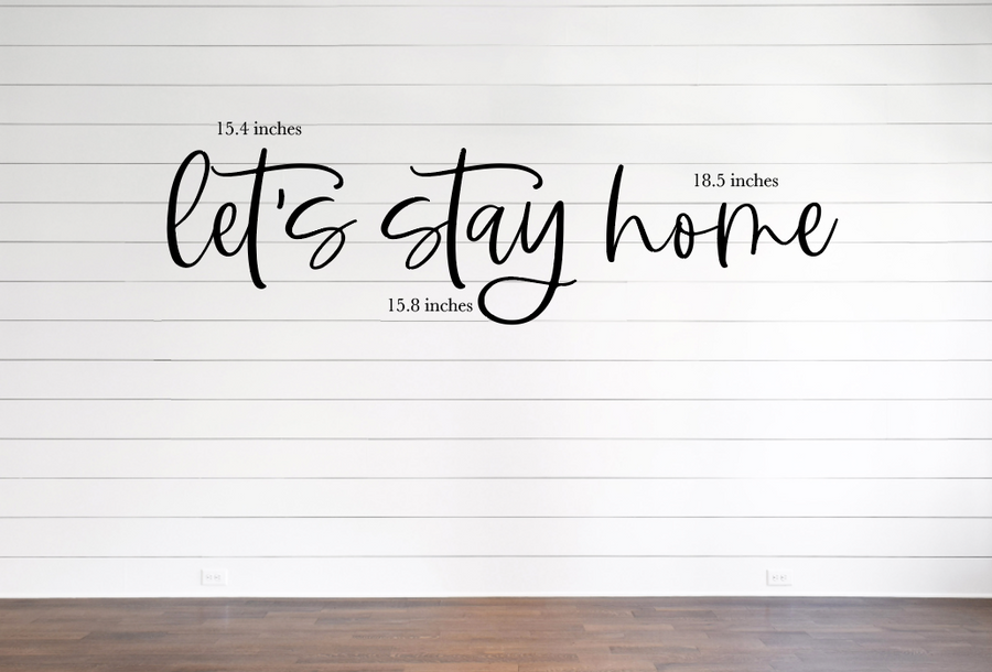 Let’s Stay Home Saved by Grace Co.