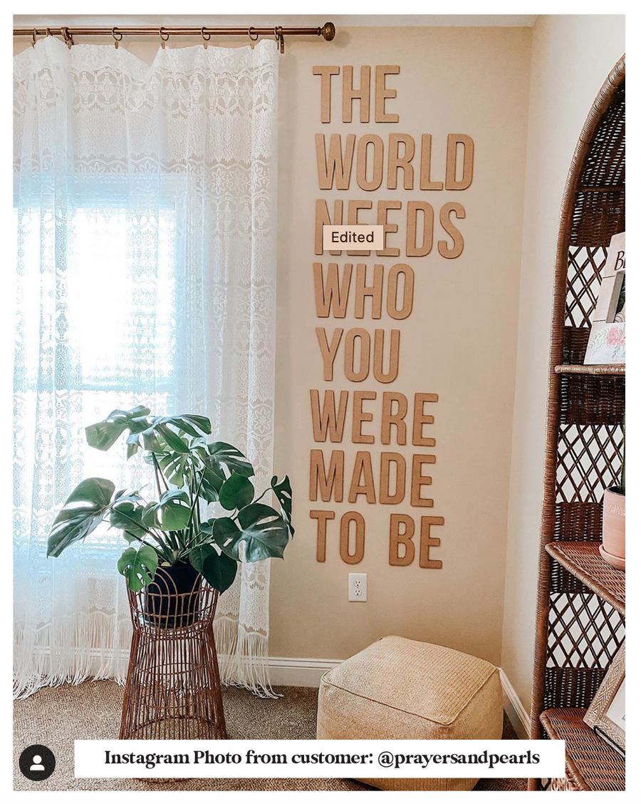 The World Needs Who You Were Made to Be Saved by Grace Co.