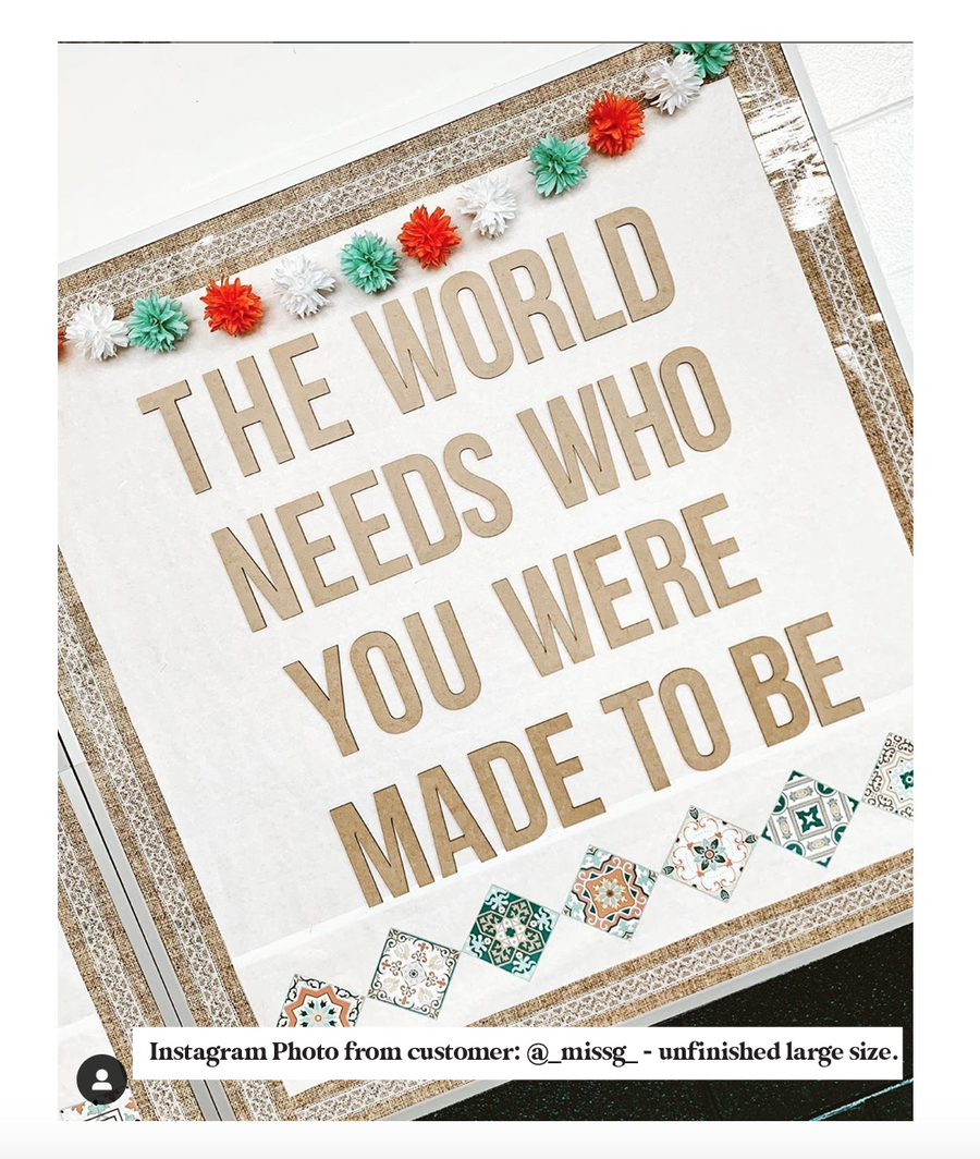 The World Needs Who You Were Made to Be Saved by Grace Co.