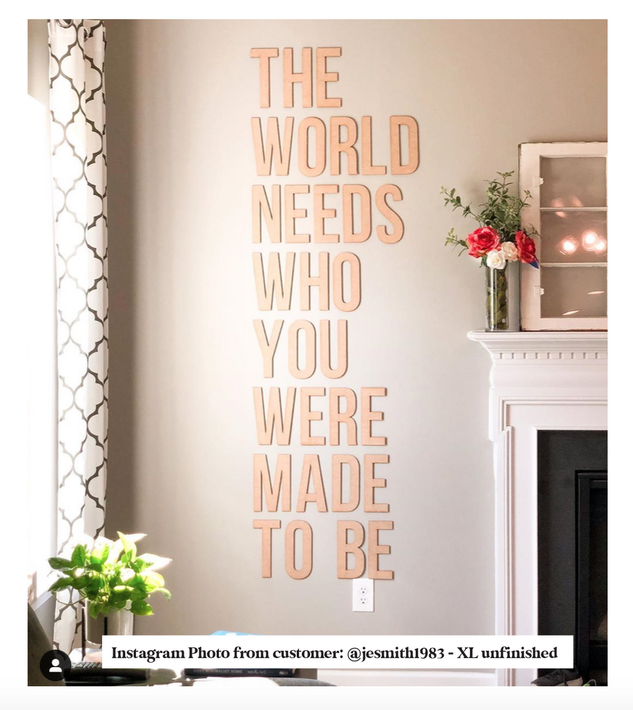 The World Needs Who You Were Made to Be Saved by Grace Co.