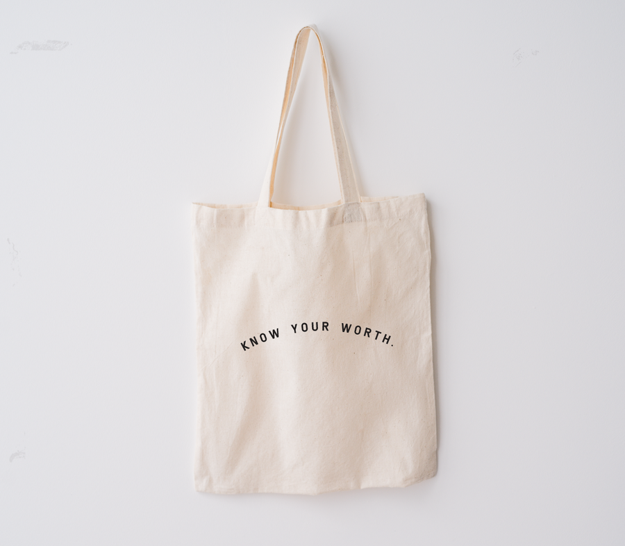 Know Your Worth Market Tote