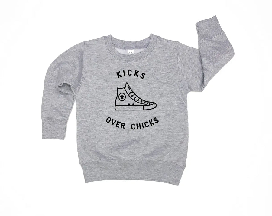 Kicks Over Chicks  Sweatshirt Saved by Grace Co.