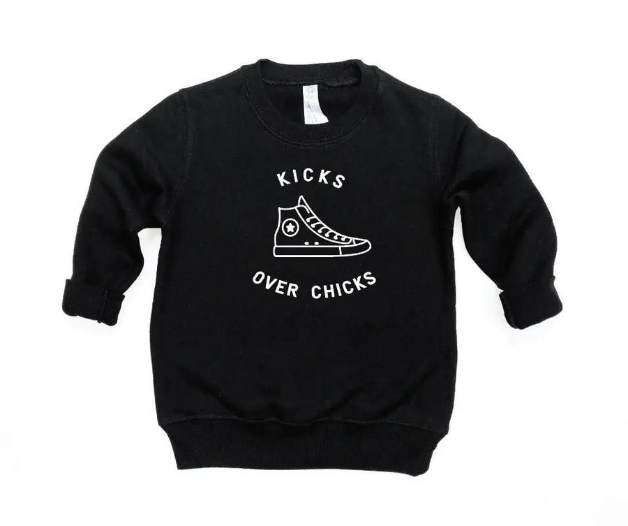 Kicks Over Chicks  Sweatshirt Saved by Grace Co.