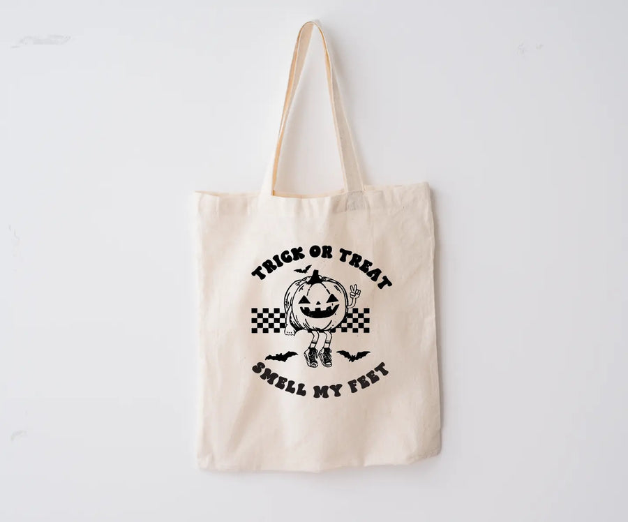 Trick or Treat, Smell my Feet Trick-or-Treat Bag Saved by Grace Co.