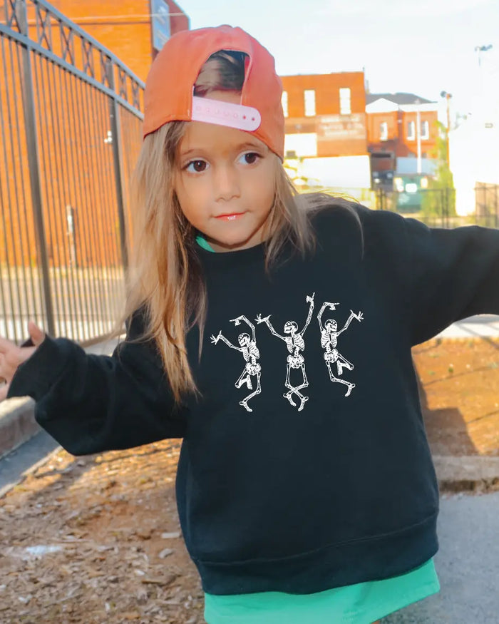 Dancing Skeletons Sweatshirt Saved by Grace Co.