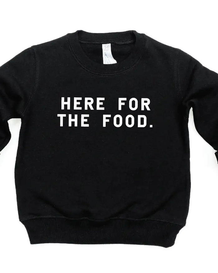 Here for the Food Pullover Saved by Grace Co.