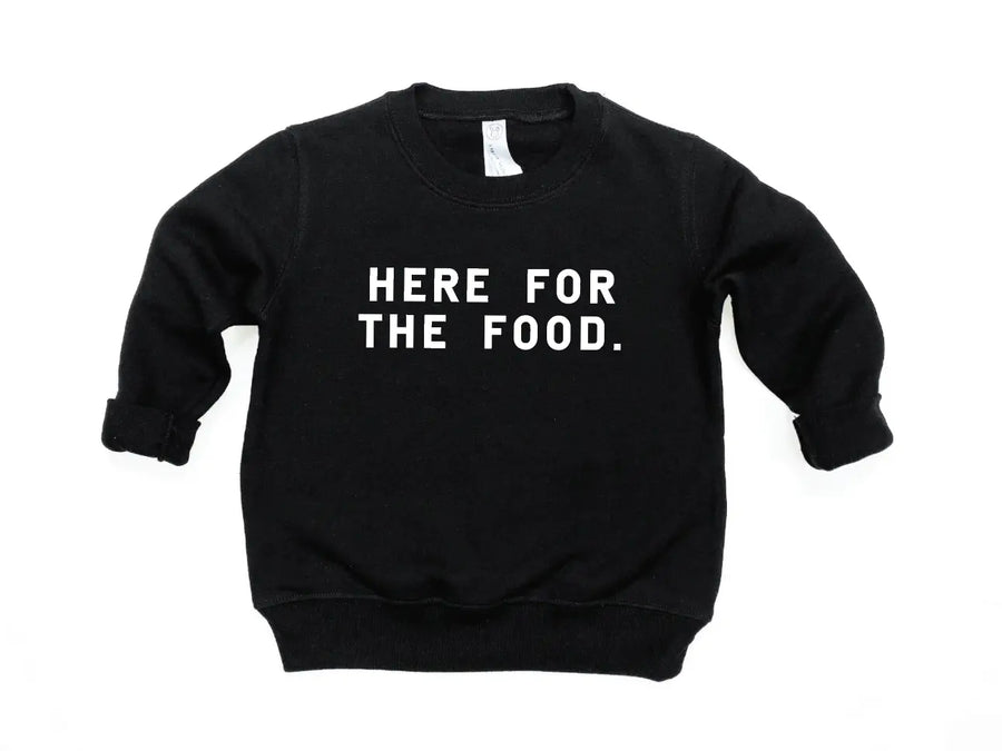 Here for the Food Pullover Saved by Grace Co.