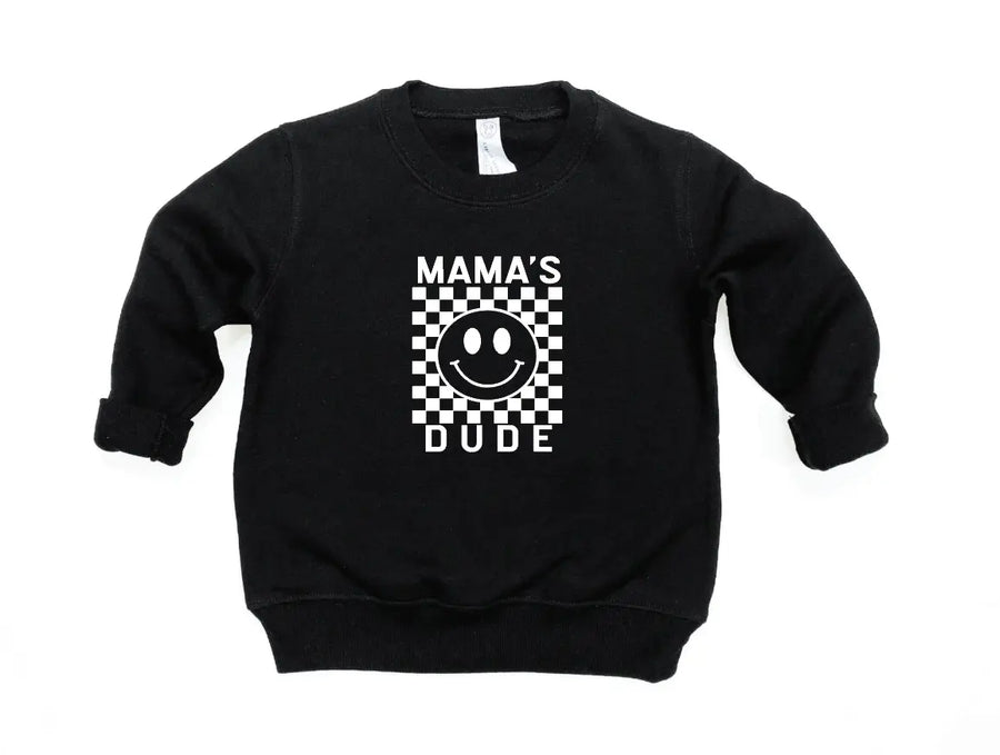Mama's Dude Checkered Pullover Saved by Grace Co.