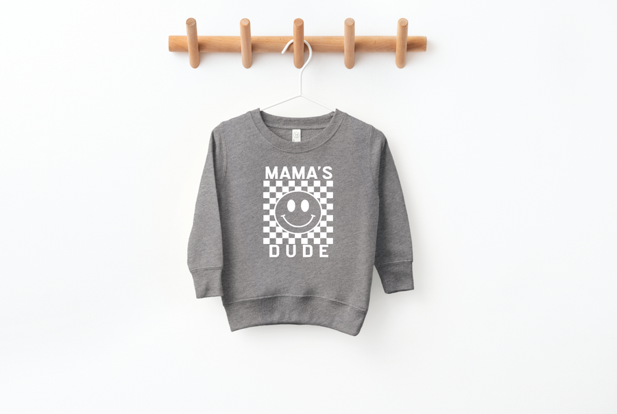 Mama's Dude Checkered Pullover