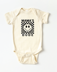 Mama's Dude Checkered Onesie