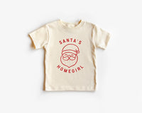 Santa's Homegirl Tee Saved by Grace Co.