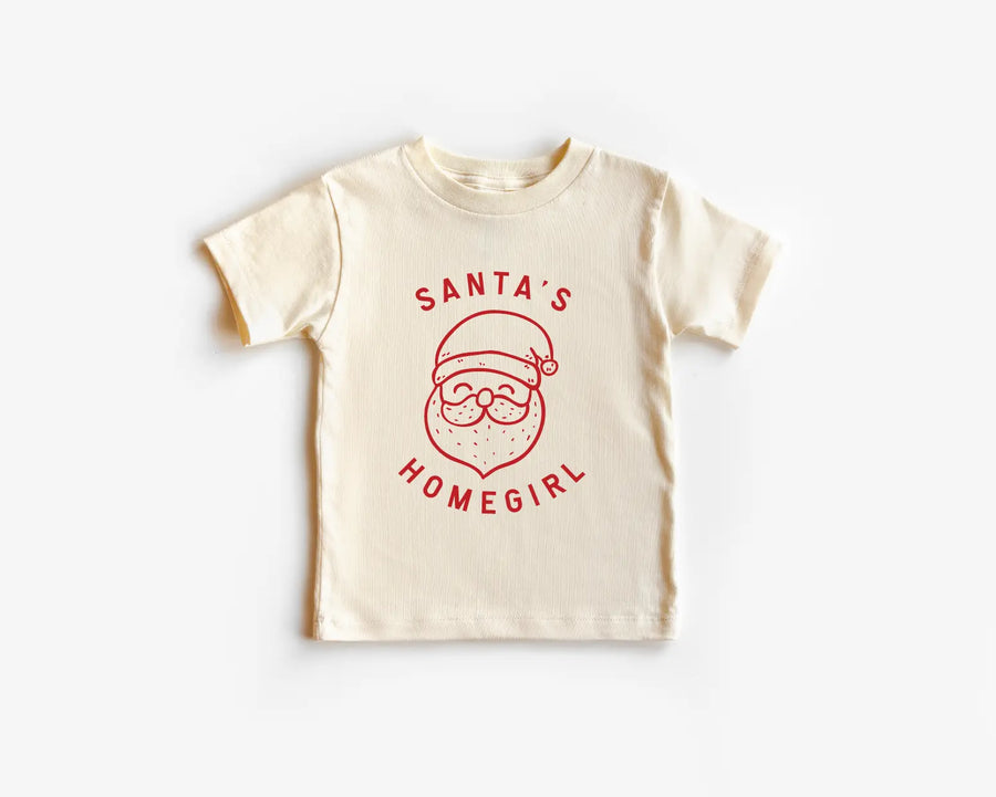 Santa's Homegirl Tee Saved by Grace Co.