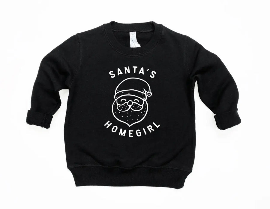 Santa's Homegirl Pullover Saved by Grace Co.