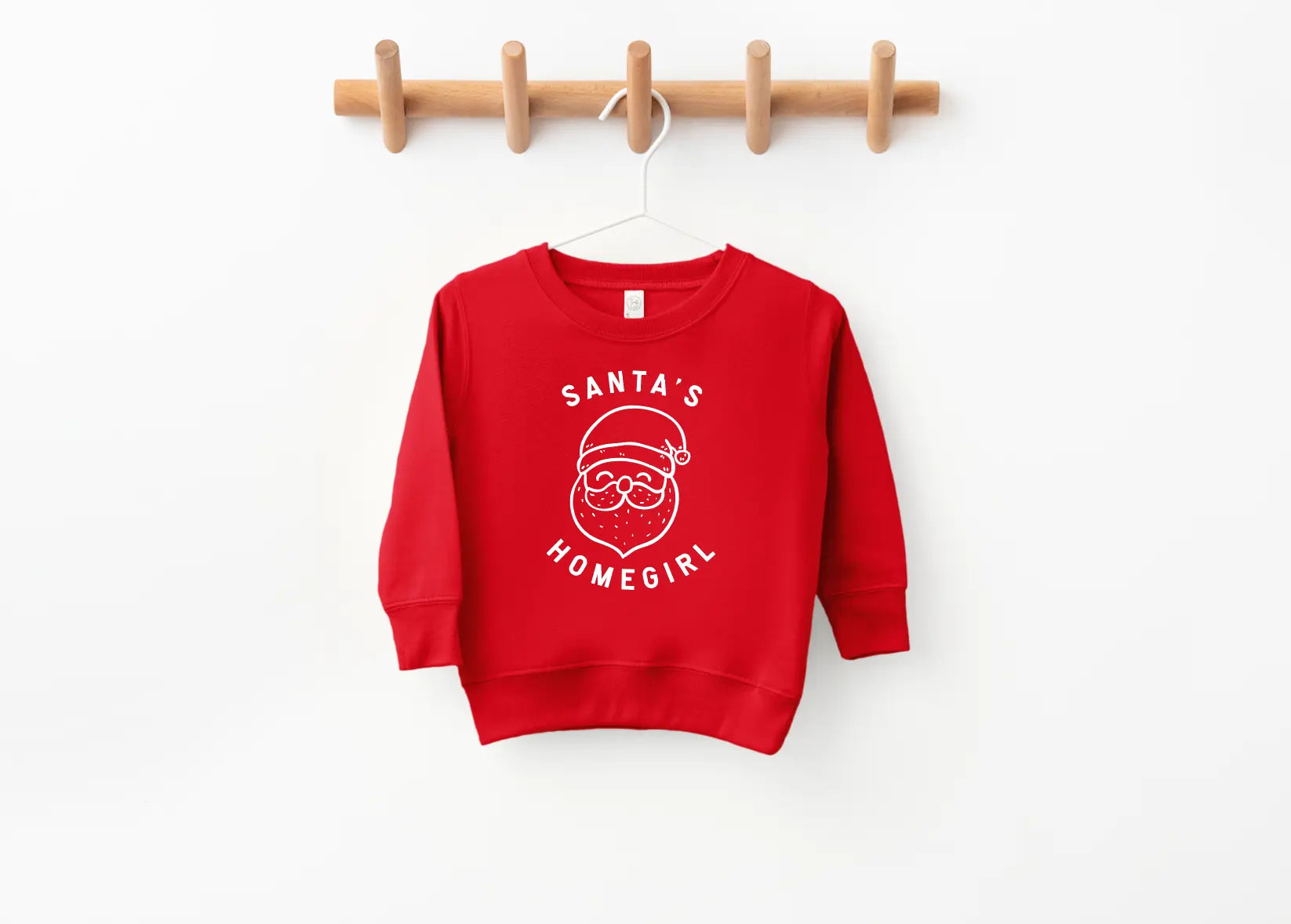 Santa's Homegirl Pullover Saved by Grace Co.