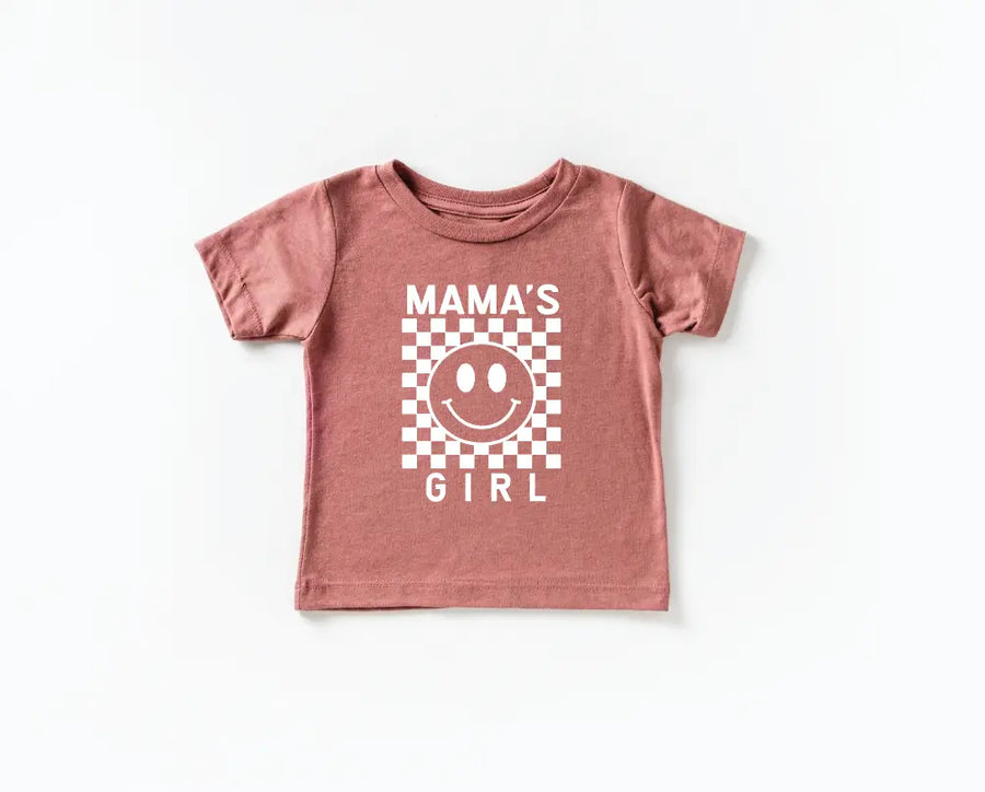 Mama's Girl Checkered Tee Saved by Grace Co.