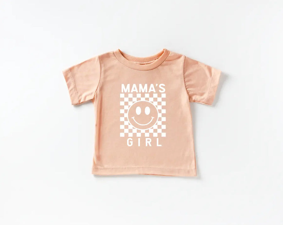 Mama's Girl Checkered Tee Saved by Grace Co.