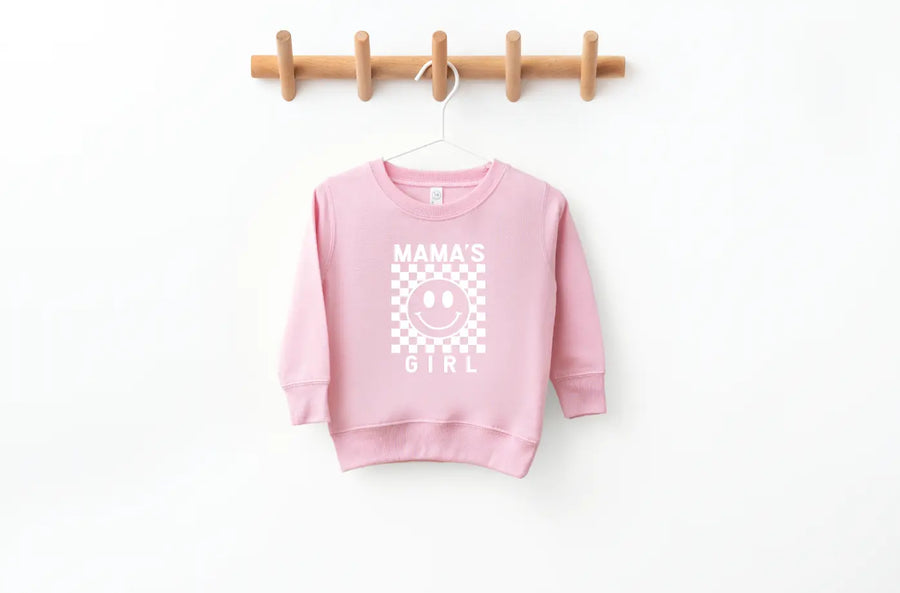 Mama's Girl Checkered Pullover Saved by Grace Co.
