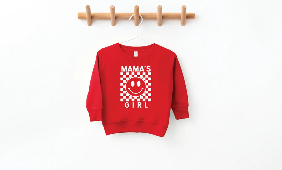 Mama's Girl Checkered Pullover Saved by Grace Co.
