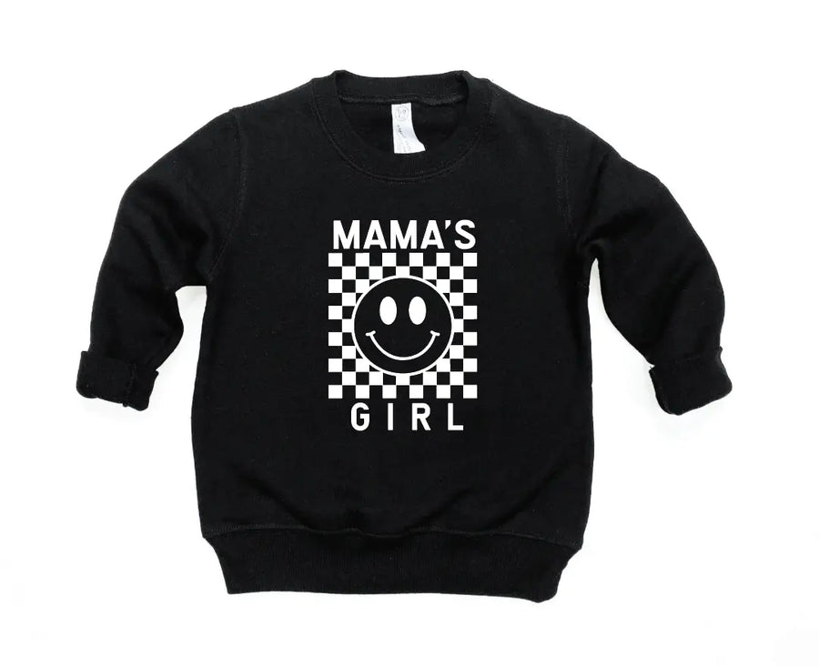 Mama's Girl Checkered Pullover Saved by Grace Co.
