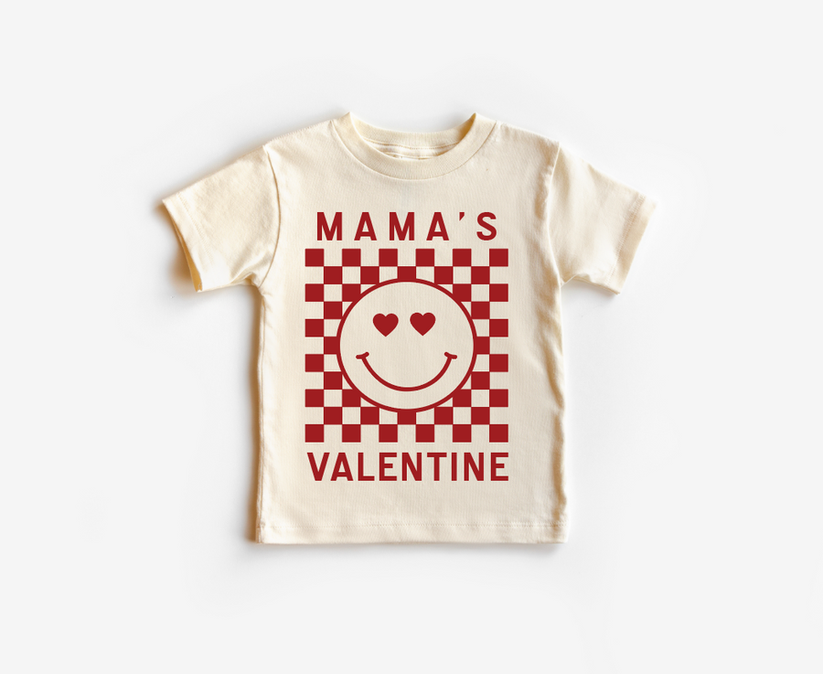 Mama's Valentine Checkered Tee