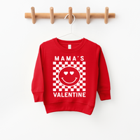 Mama's Valentine Checkered Pullover