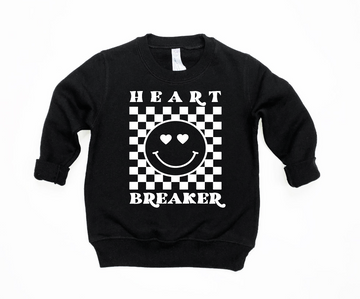 Heart Breaker Checkered Pullover