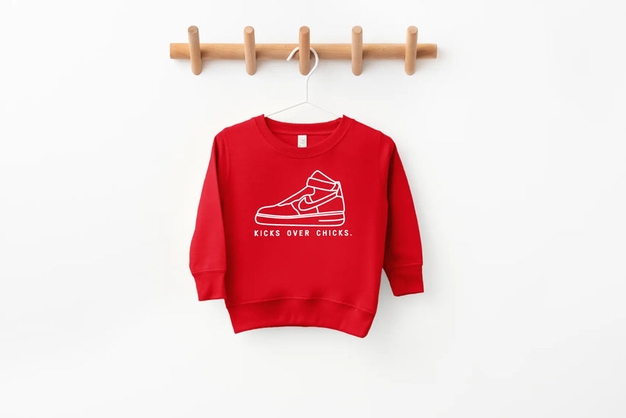 Kicks Over Chicks Sweatshirt AF1 Saved by Grace Co.