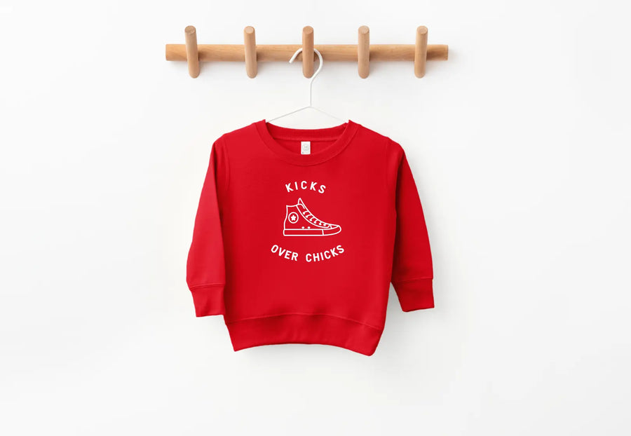 Kicks Over Chicks  Sweatshirt Saved by Grace Co.