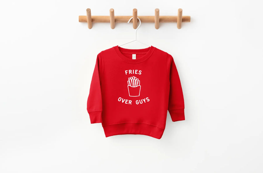 Fries Over Guys Pullover Saved by Grace Co.