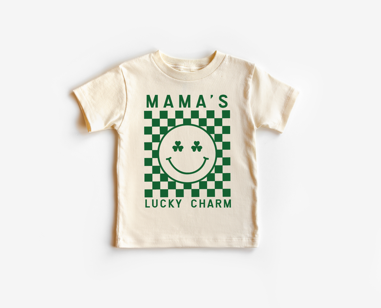 Mama&#39;s Lucky Charm Checkered Tee