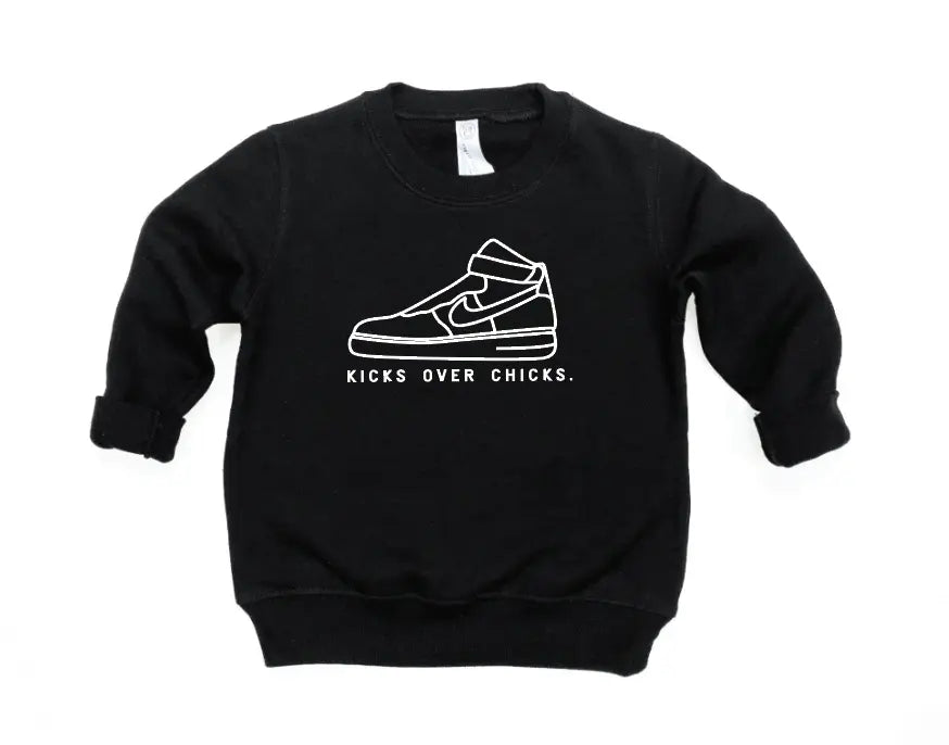 Kicks Over Chicks Sweatshirt AF1 Saved by Grace Co.