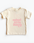 Cutest Little Bunny Natural Tee