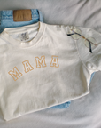 Mama Varsity Neutral Tee