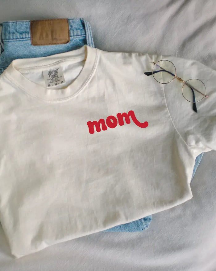 Mom Pocket Style Tee - Final Sale Saved by Grace Co.