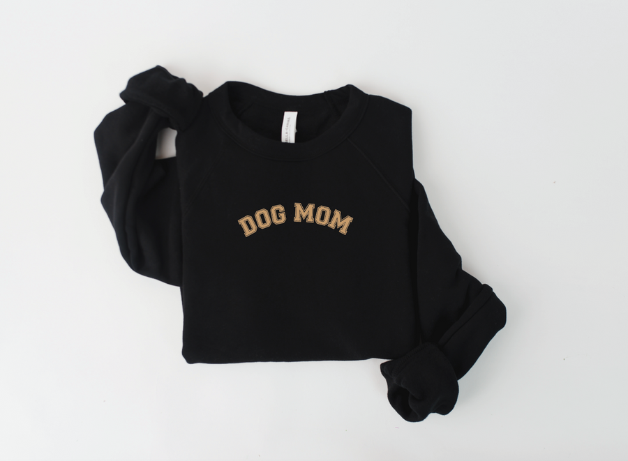 Dog Mom Varsity Sweatshirt