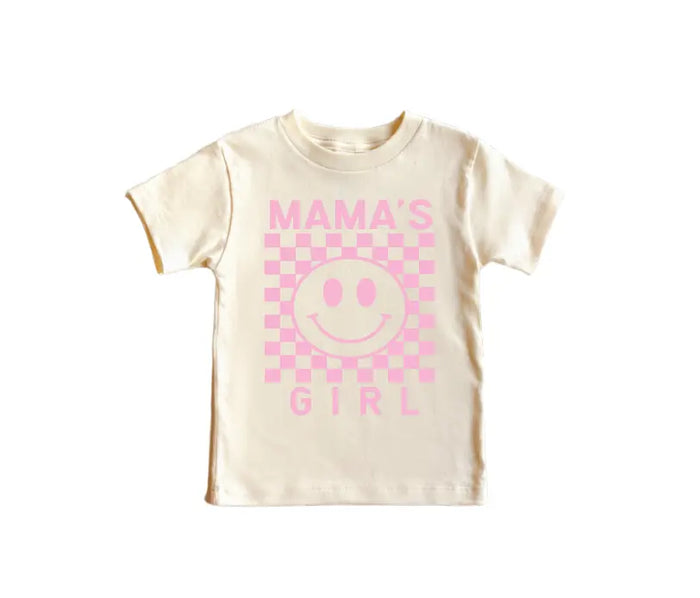 Mama's Girl Checkered Tee Saved by Grace Co.