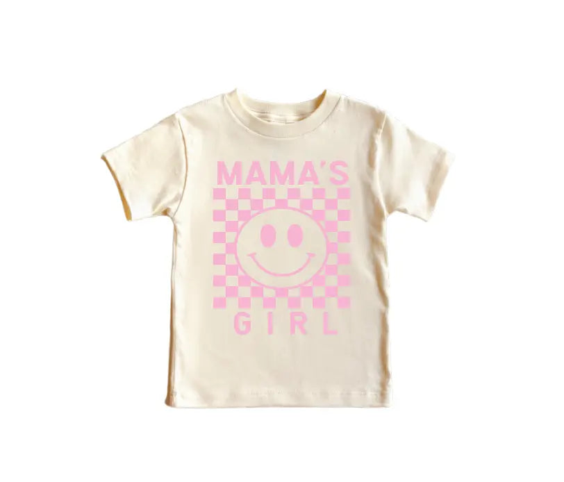 Mama's Girl Checkered Tee Saved by Grace Co.