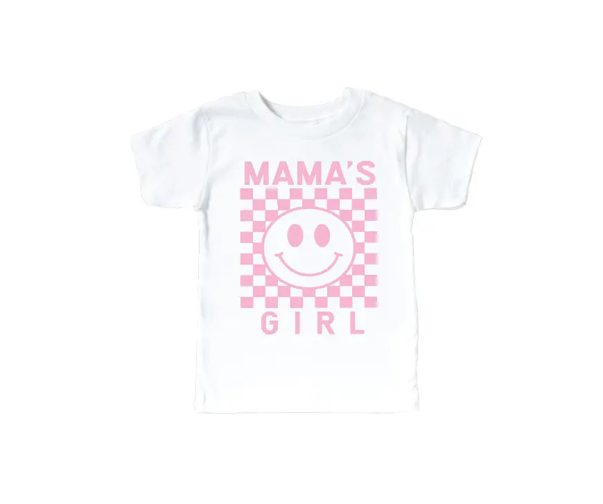 Mama's Girl Checkered Tee Saved by Grace Co.
