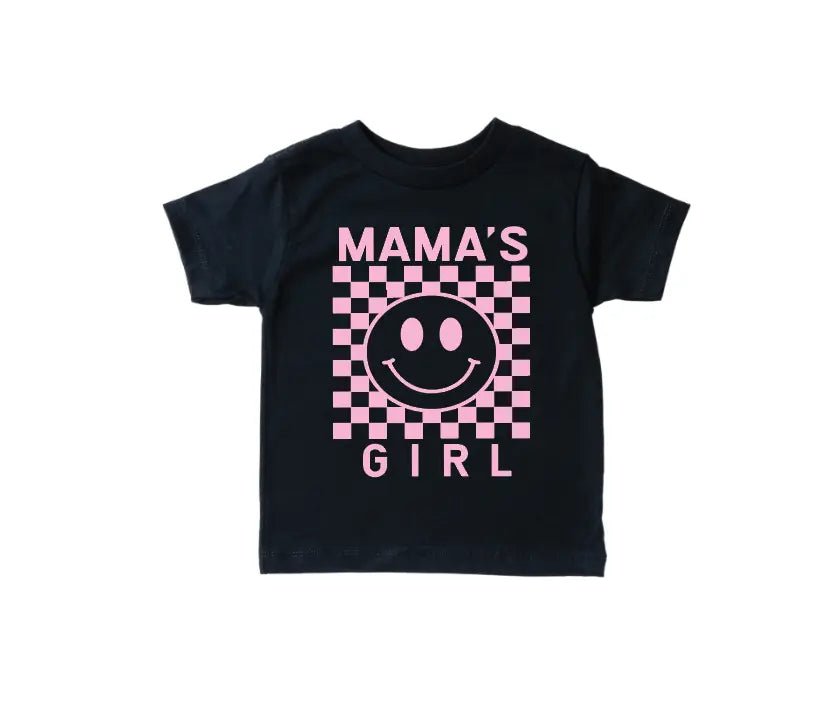 Mama's Girl Checkered Tee Saved by Grace Co.