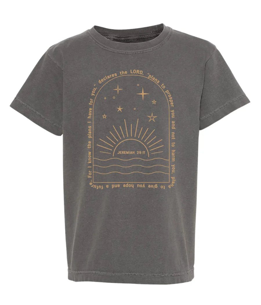 For I know the Plans Scripture Kids Tee Saved by Grace Co.
