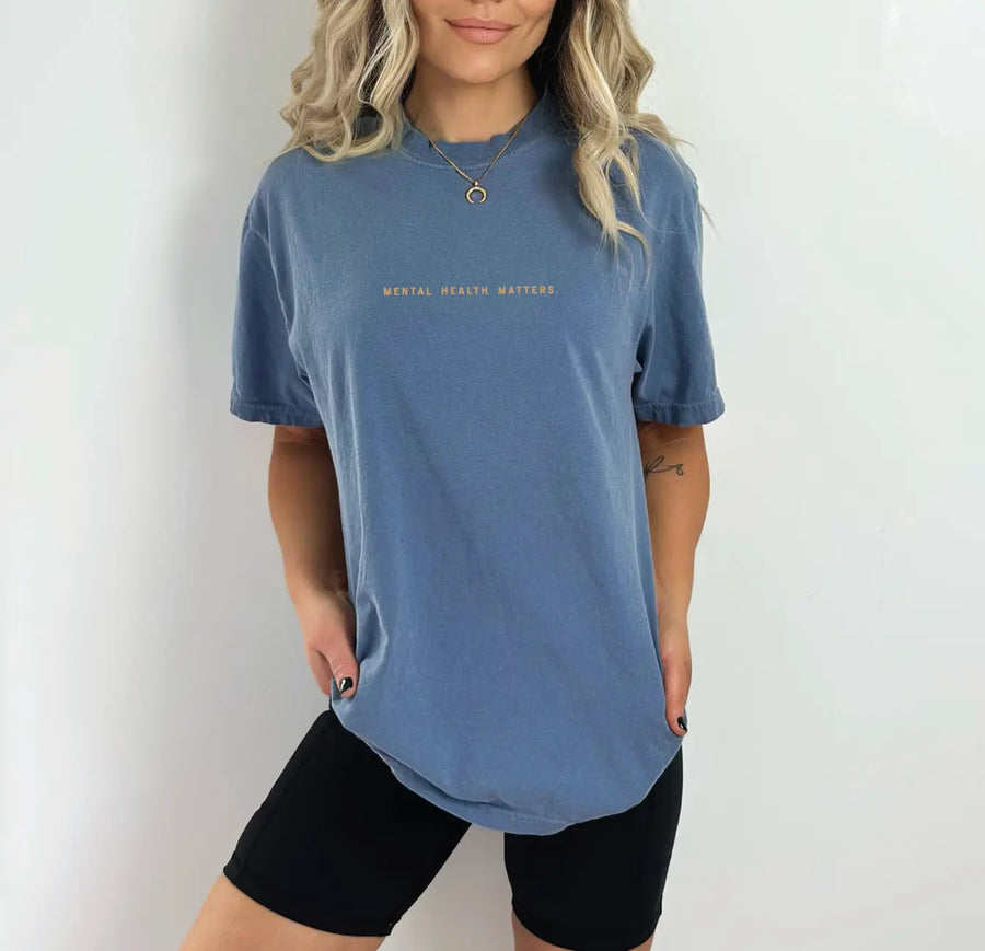 Mental Health Matters. Unisex Tee Saved by Grace Co.