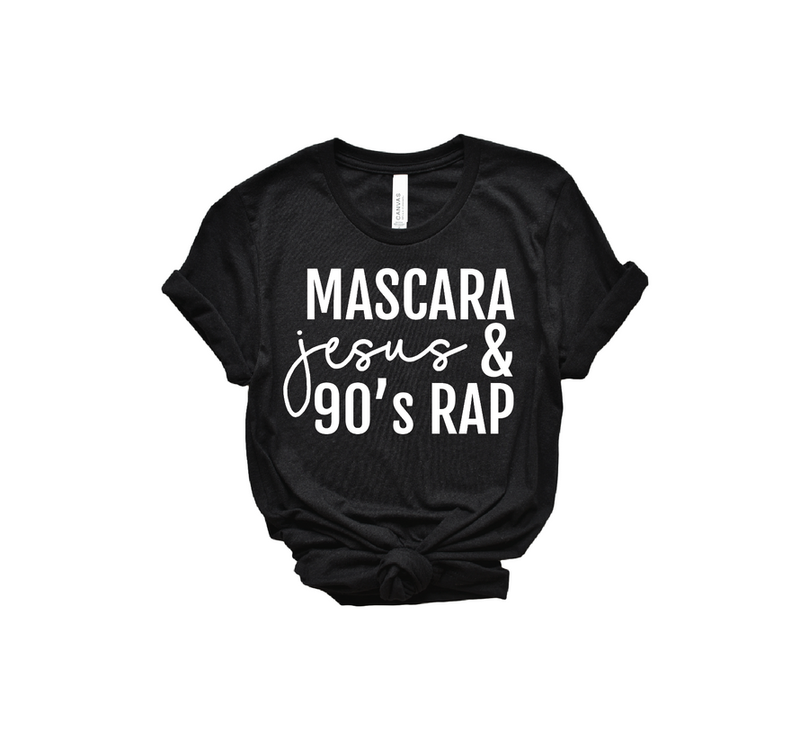 Mascara, Jesus & 90's Rap Tee