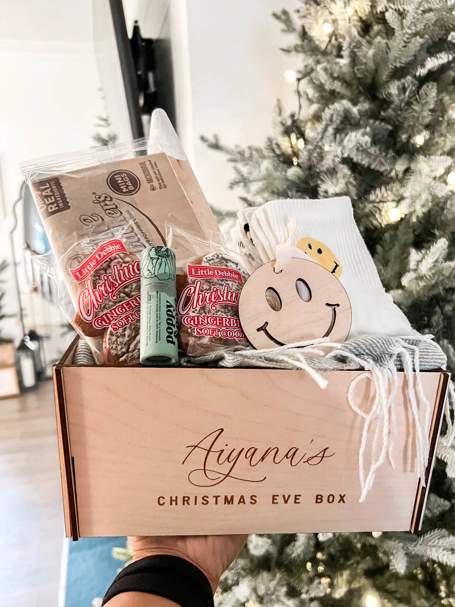 Custom Christmas Eve Box Saved by Grace Co.