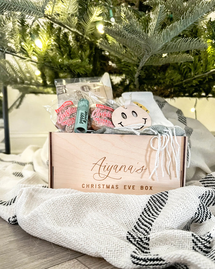Custom Christmas Eve Box Saved by Grace Co.