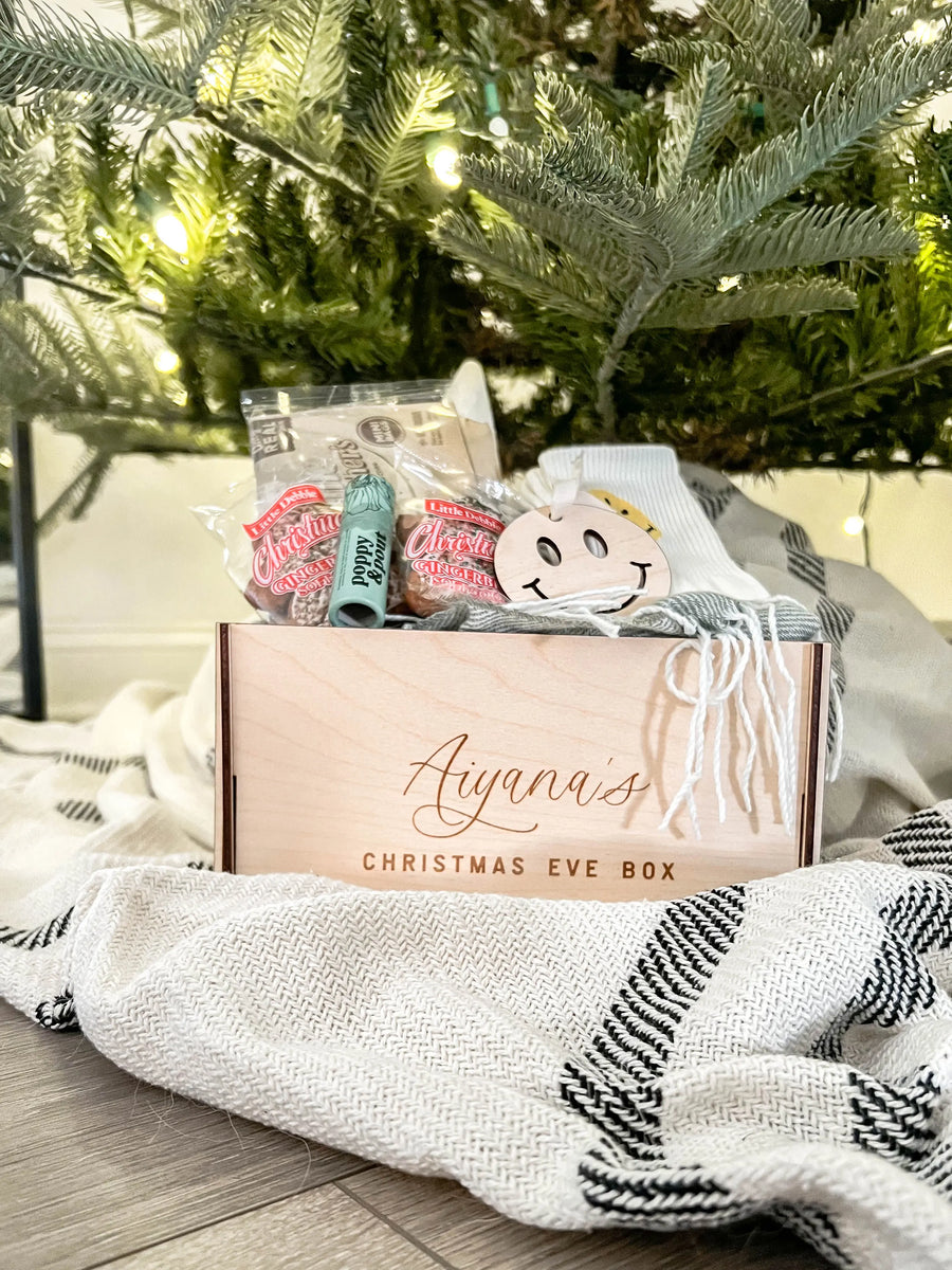 Custom Christmas Eve Box Saved by Grace Co.