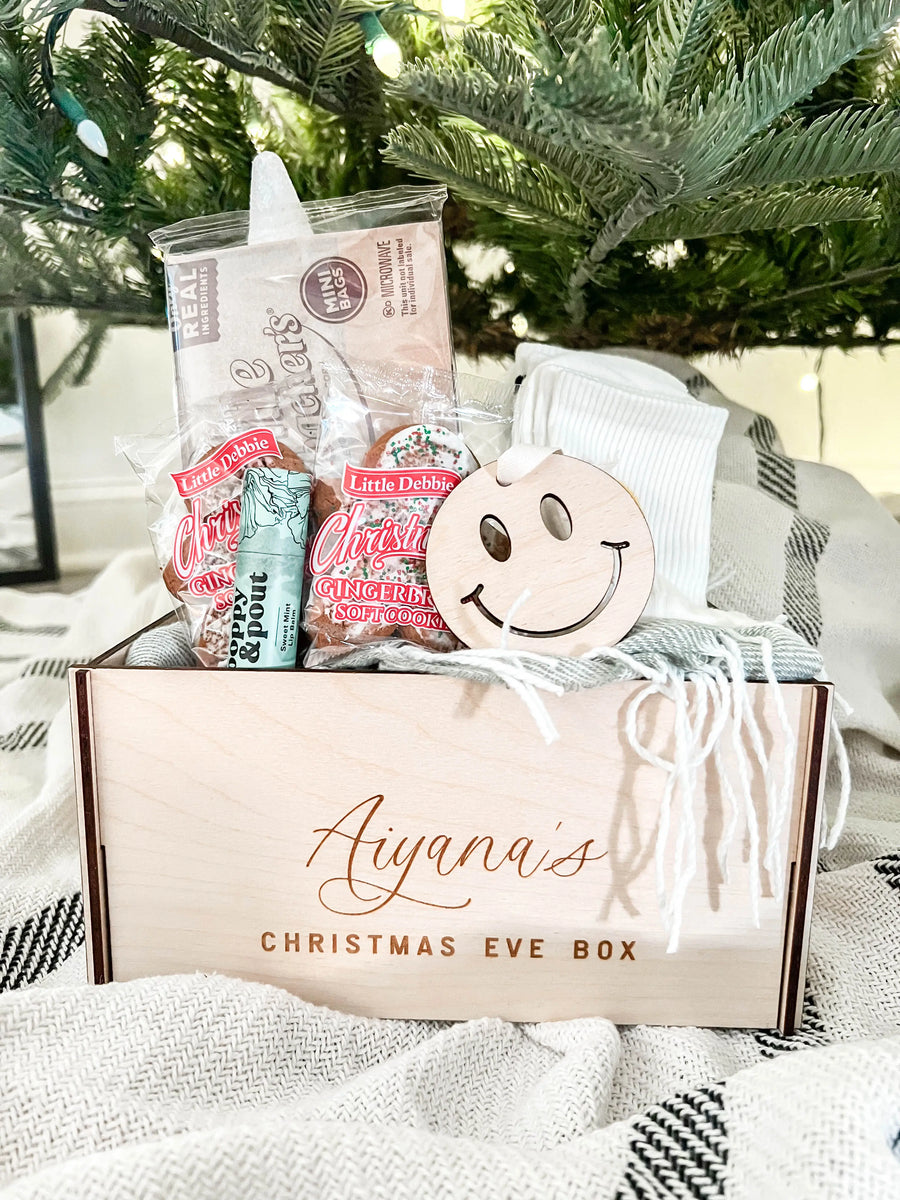 Custom Christmas Eve Box Saved by Grace Co.