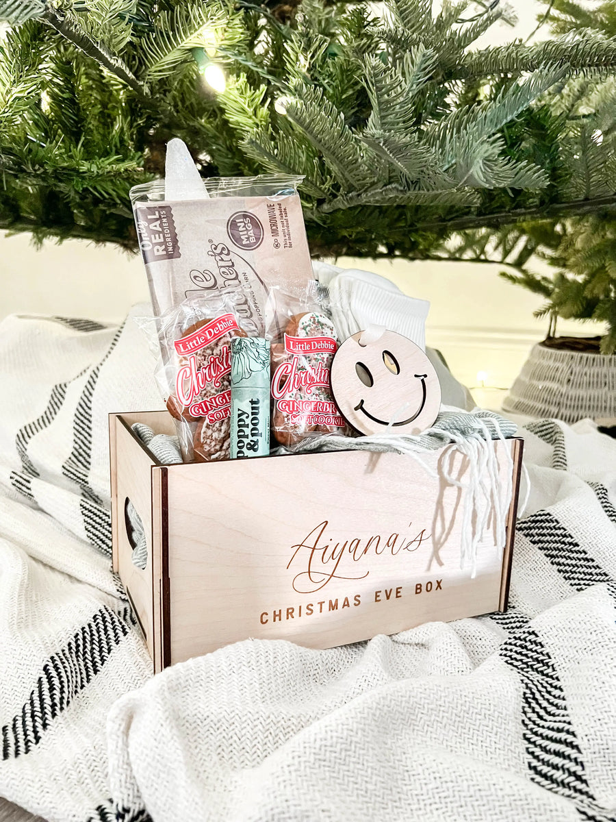 Custom Christmas Eve Box Saved by Grace Co.