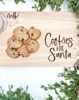 Cookies + Milk Santa Boards