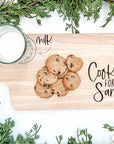 Cookies + Milk Santa Boards