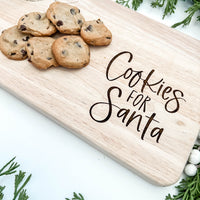 Cookies + Milk Santa Boards